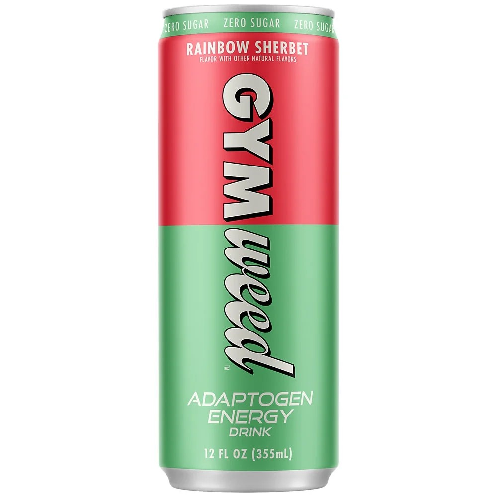 GYM WEED Adaptogen Power Energy Rainbow Sherbet 12/pk