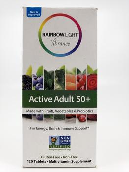 Rainbow Light Vibrance Active Adult 50+ Non-GMO* 120 Tab-UNAVAILABLE