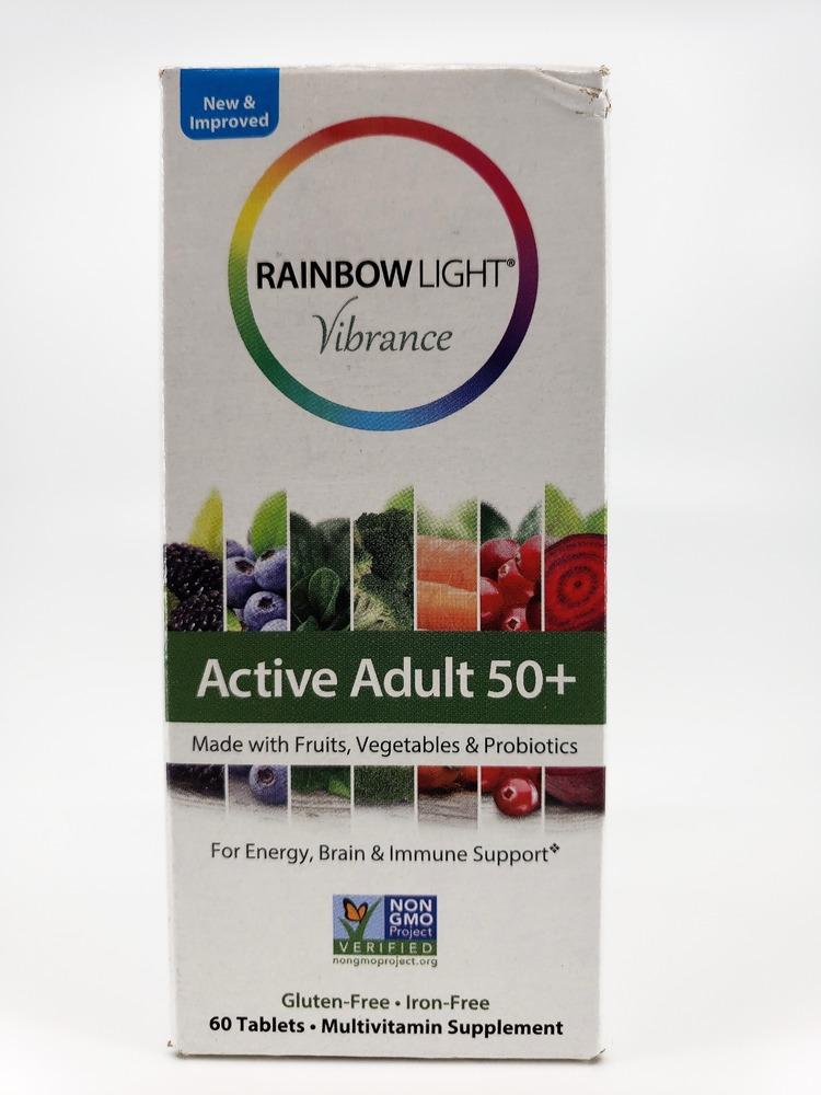 Rainbow Light Vibrance Active Adult 50+ Non-GMO 60 Tab     TEMPORARILY UNAVAILABLE