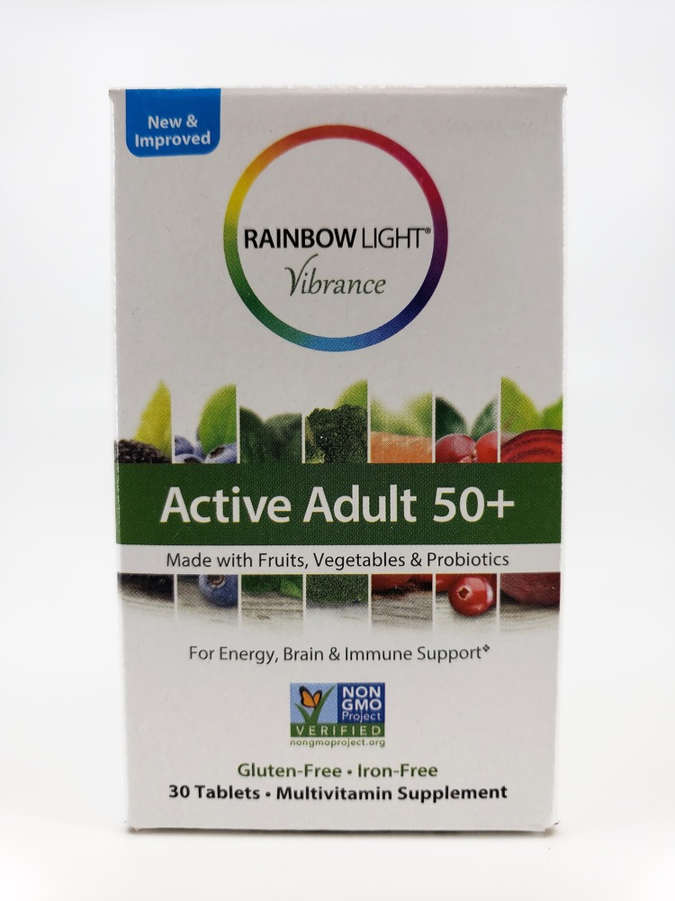 Rainbow Light Vibrance Active Adults 50+ Non-GMO* 30 Tab-UNAVAILABLE