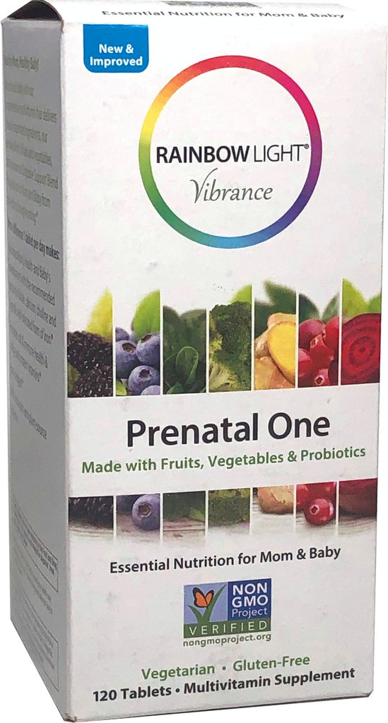 Rainbow Light Vibrance Prenatal One Non-GMO 120 Tab