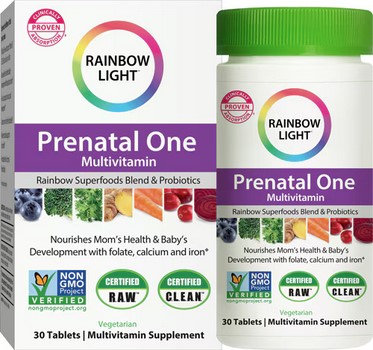 Rainbow Light Vibrance Prenatal One Non-GMO 30 Tab