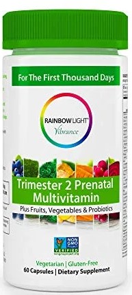 Rainbow Light Vibrance Trimester 2 Prenatal Multivitamin* 60 Cap