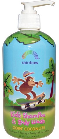 Rainbow Research Kids Shampoo Body Wash Goin' Coconuts 12oz