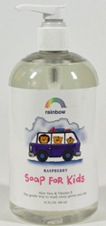 Rainbow Research Liq Soap Kids Raspberry 16 OZ
