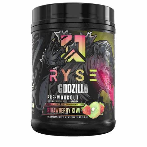 Ryse Godzilla Pre - Workout Passion Strawberry Kiwi 40 Servings