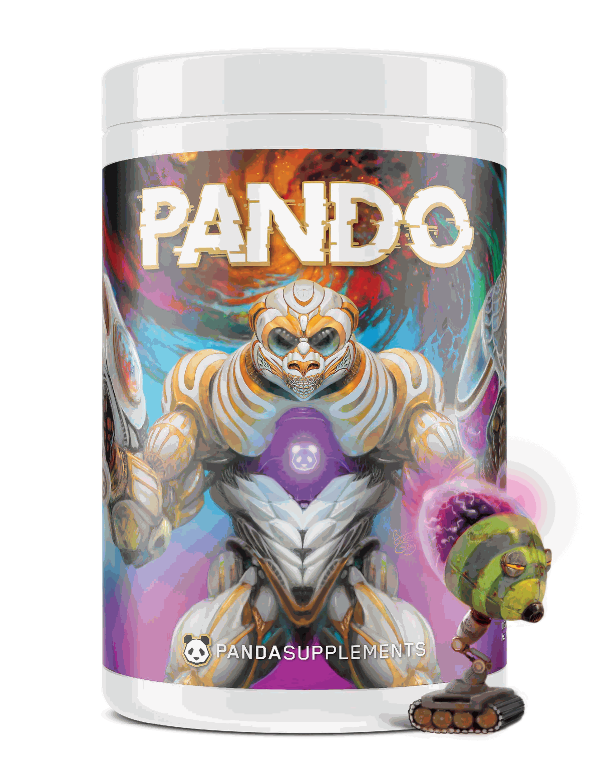 Panda Supplements Pando High Stim Pre 25 Servings Berry Lime Reactor Flavor