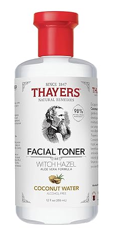 THAYERS Alcohol-Free Hydrating Coconut Water Witch Hazel Facial Toner 12 oz