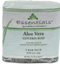 Clearly Natural Glycerine Soap Bar Aloe Vera 4 OZ             (3 Bar Pack)