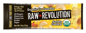 Raw Revolution Bar,Og2,Golden Cashew 1.8 oz(12pc)-TEMP OUT OF STOCK