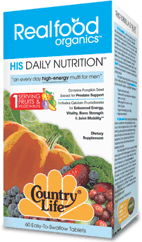 Real Food - His Daily Nutrition 120 Tabs