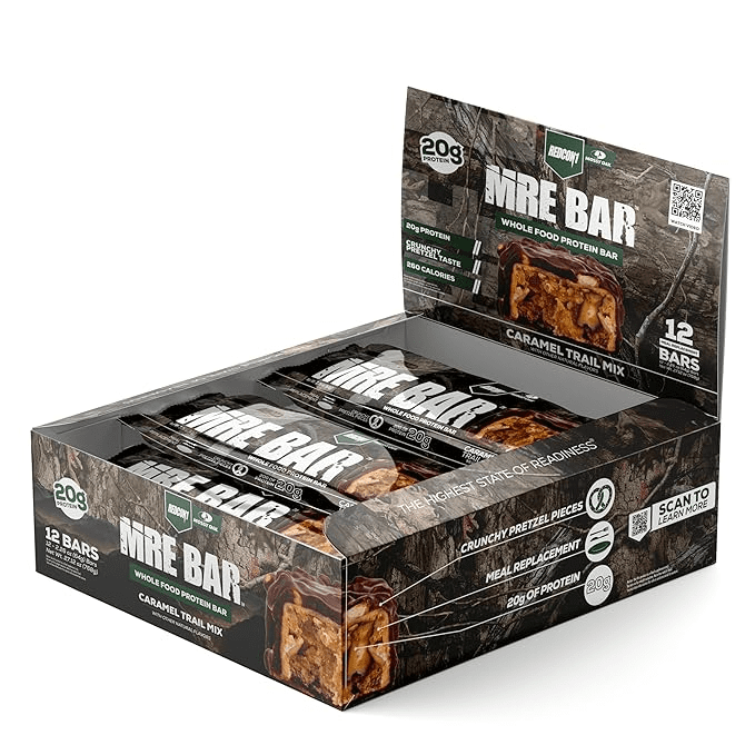 Redcon 1 - Mre Bar 12/20G Caramel Trail Mix      TEMPORARILY UNAVAILABLE