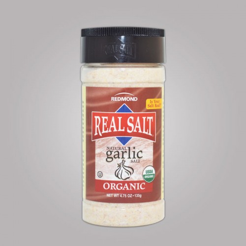 Redmond Trading Brands - Organic Garlic Salt 8.25Oz