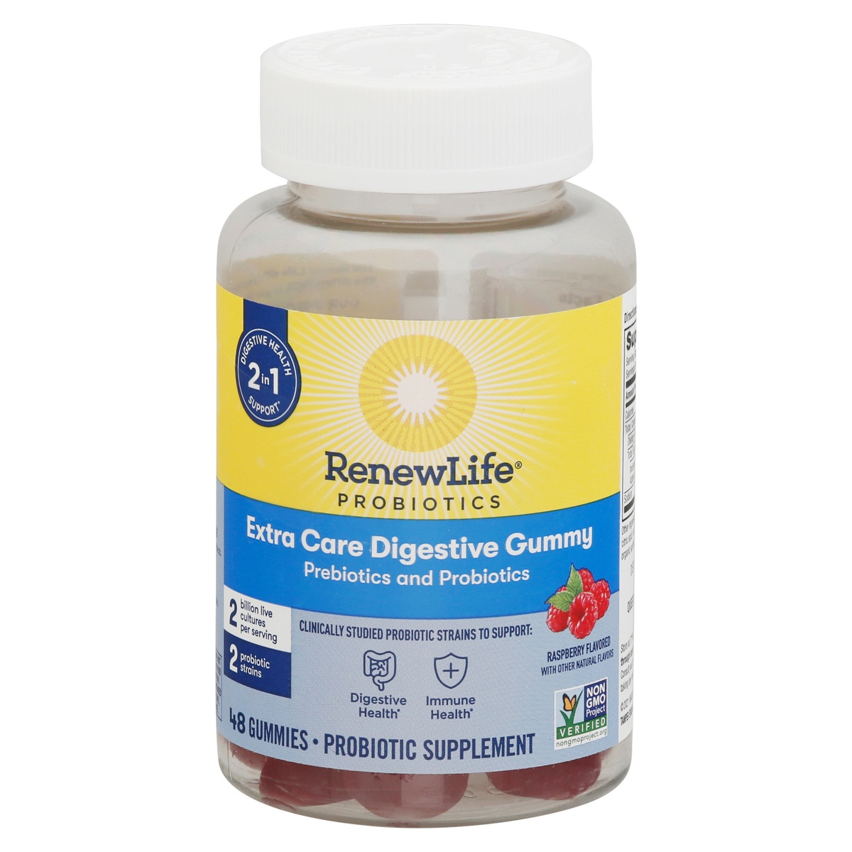 Renew Life Extra Care Digestive Gummy - 2 Billion 48Ct