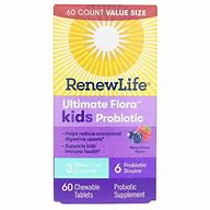 Renew Life Ultimate Flora Kids Probiotic 3 Billion 60 Ct