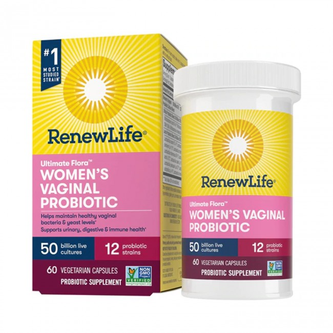 Renew Life Ultimate Flora Women's Vaginal 50B 60 Ct