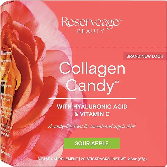 Reserveage Collagen Candy Sour Apple Flavor 20 ct-OUT OF STOCK