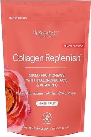 Reserveage Collagen Replenish Chews Mixed Fruit Flavor  60 chew-OUT OF STOCK
