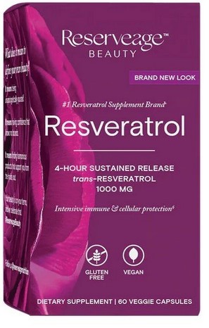 Reserveage Resveratrol 1000 mg 60 capvegi