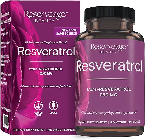Reserveage Resveratrol 250 mg  120 capsule