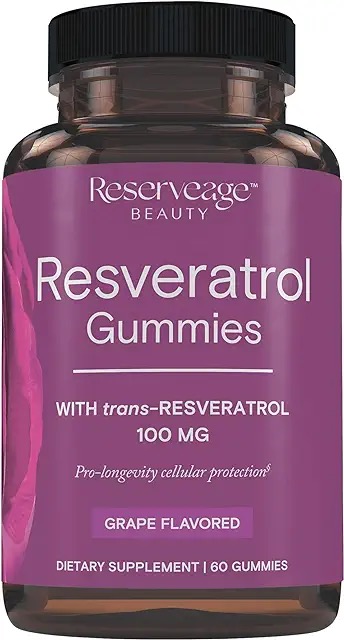 Reserveage Resveratrol Gummies 60 ct