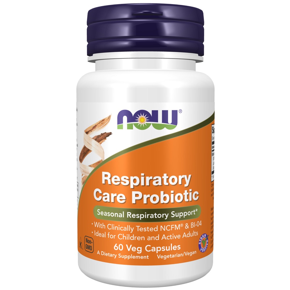 Now Vitamins - Respiratory Care Probiotic 60 Veg Cap