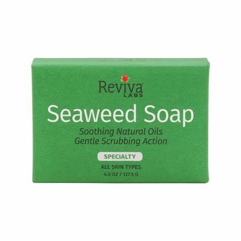 Reviva - Seaweed Vegetable Soap -  4.5 oz  *NEW PKG*