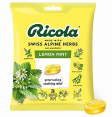 Ricola Throat Drops Lemon-Mint 3 oz-OUT OF STOCK