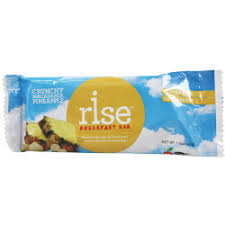 Rise Bar - Breakfast Bar; Crunchy Macadamia Pineapple 12/1.4 OZ