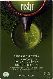 Rishi -  Organic Green Tea;Matcha Super Green 15 Bag