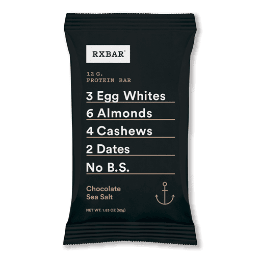 RXBAR Protn Bar,Choc Sea Salt 1.83 OZ 12 Bars
