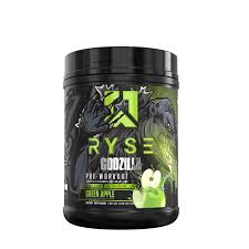 Ryse Godzilla Pre - Workout Green Apple Flavor 40 Servings