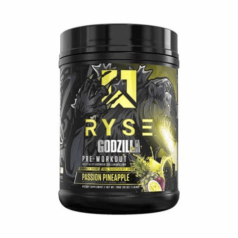 Ryse Godzilla Pre - Workout Passion Pineapple Flavor 40 Servings