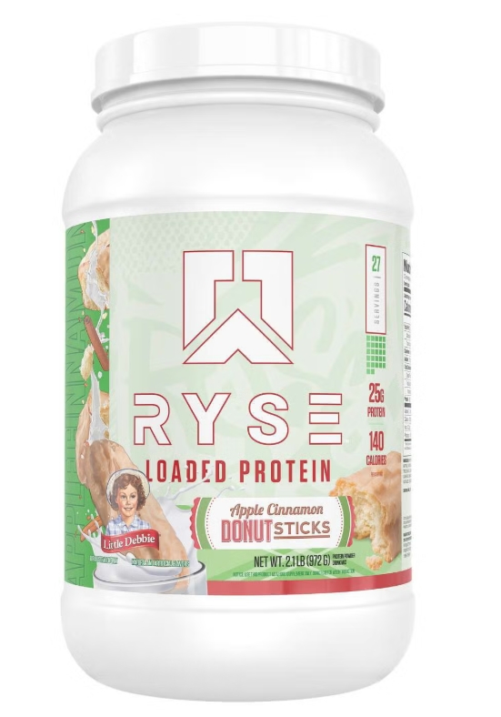 Ryse Loaded Protein Apple Cinnamon Donut Sticks 2LB 27 Servings
