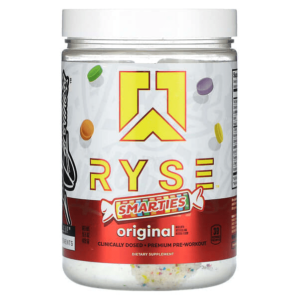 Ryse  Pre - Workout Smarties Original Flavor 30 Servings