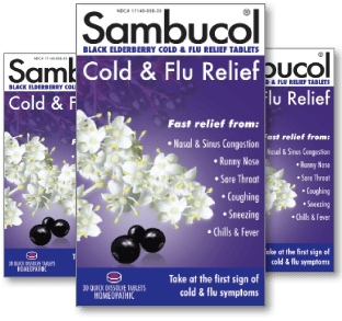 Sambucol - Black Elderberry Cold&Flu 30 Tab-OUT OF STOCK