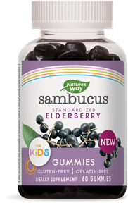 Nature's Way Sambucus Kids Gummies Elderberry 60 Gummies-OUT OF STOCK