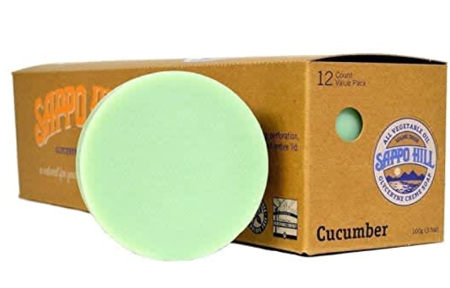 Sappo Hill - Bar Soap 3.5 oz Cucumber (1 ct Bar)