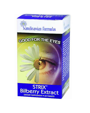 Scandanavian Formulas - Strix Bilberry Extract 60 TAB--OUT OF STOCK