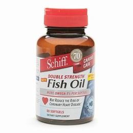 Schiff/Bio Foods Double Strength Fish Oil 60 softgel