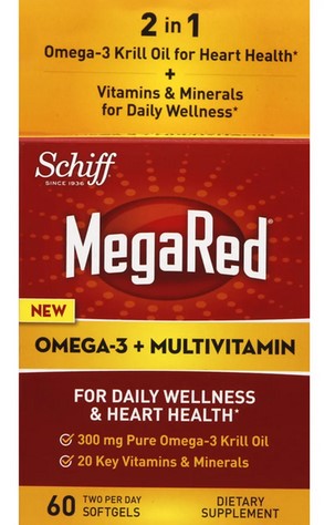 Schiff/Bio Foods Mega Red Multivitamin 60 softgel