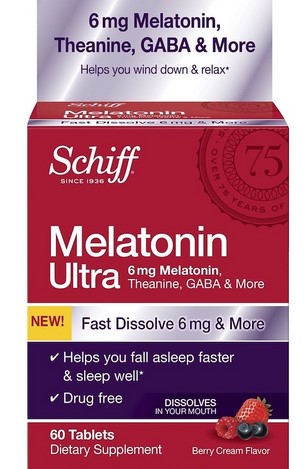 Schiff/Bio Foods Melatonin Fast Dissolve 60 tab-UNAVAILABLE