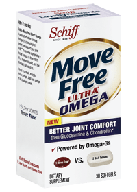 Schiff/Bio Foods Move Free Ultra Omega 30 softgel-OUT OF STOCK