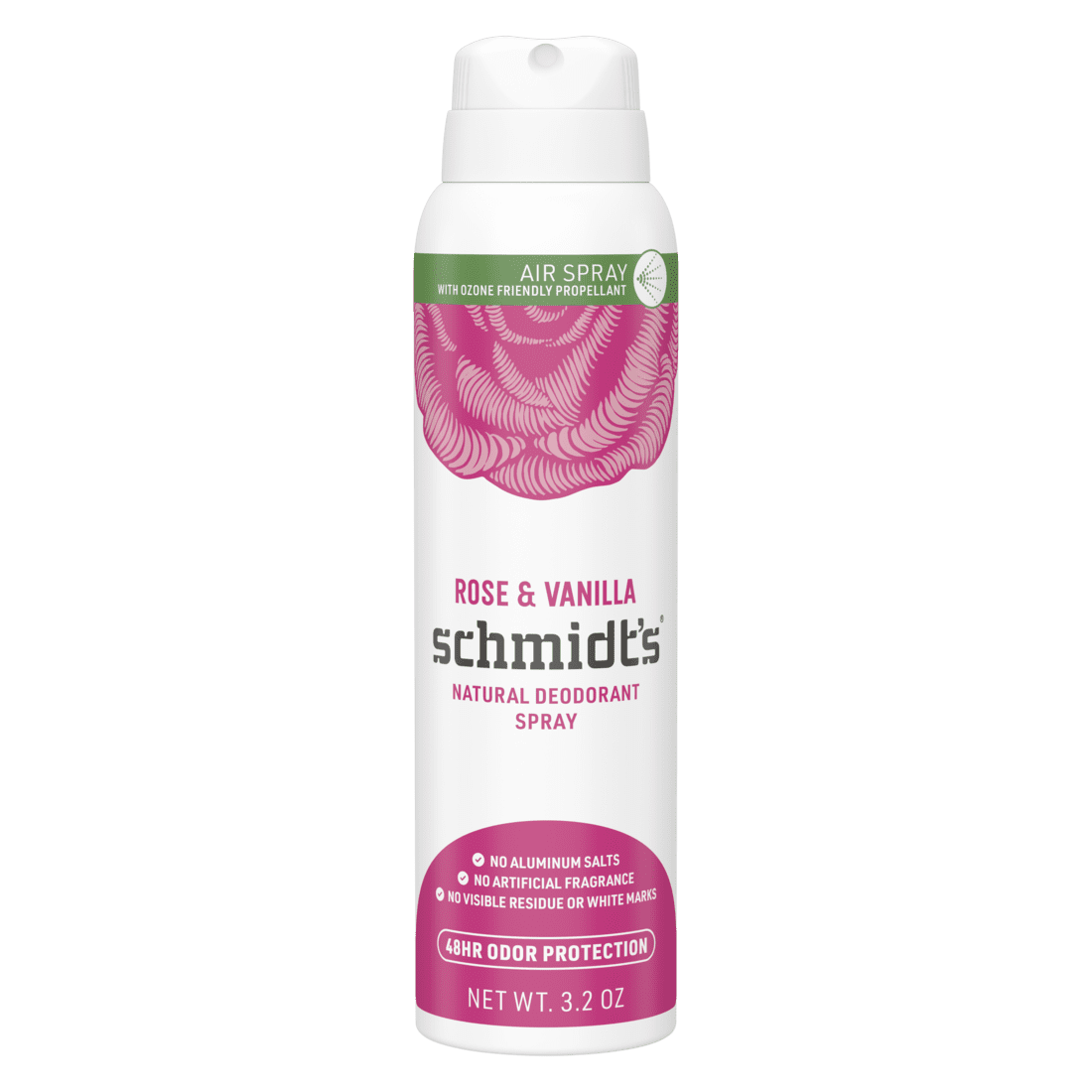 Schmidt's Deodorant - Natural Deodorant Spray Rose and Vanilla 3.2oz 