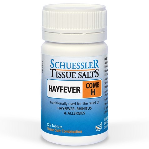 Schuessler Tissue Salts Comb H Hayfever 125 tab
