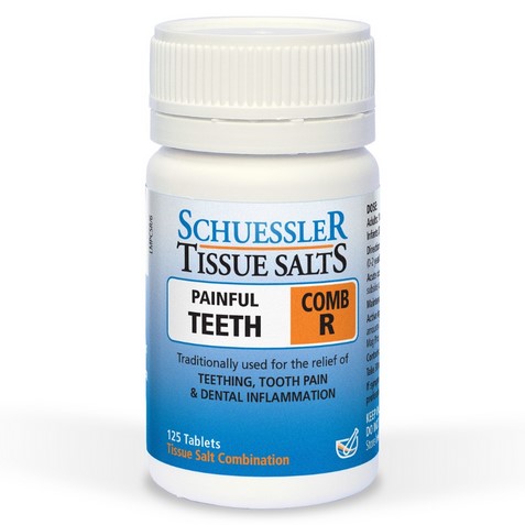 Schuessler Tissue Salts Comb R Painful Teeth 125 tab