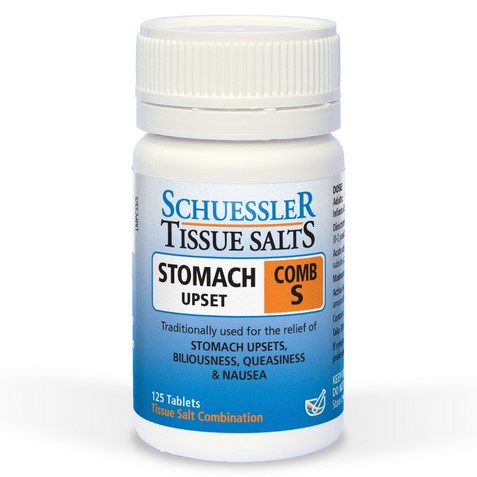 Schuessler Tissue Salts Comb S Stomach Upsets 125 tab