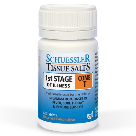 Schuessler Tissue Salts Comb T First Stage of Illness 125 tab
