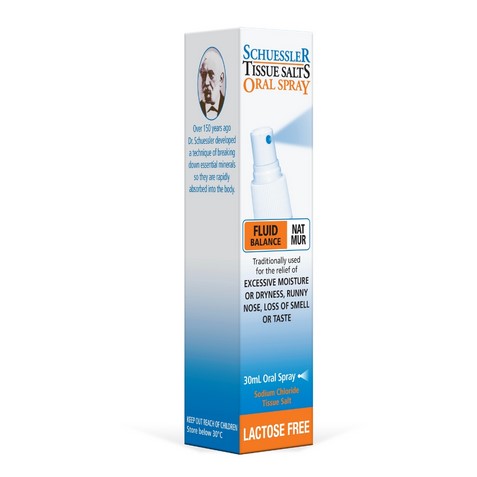 Schuessler Tissue Salts Nat Mur 6X Fluid Balance 30 ml