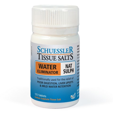 Schuessler Tissue Salts Nat Sulph 6X Water Eliminator 125 tab